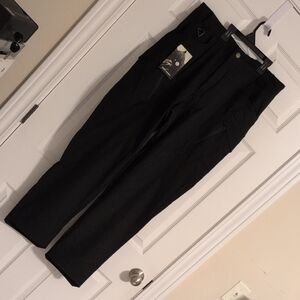 Men's Black Straight-Leg Pants